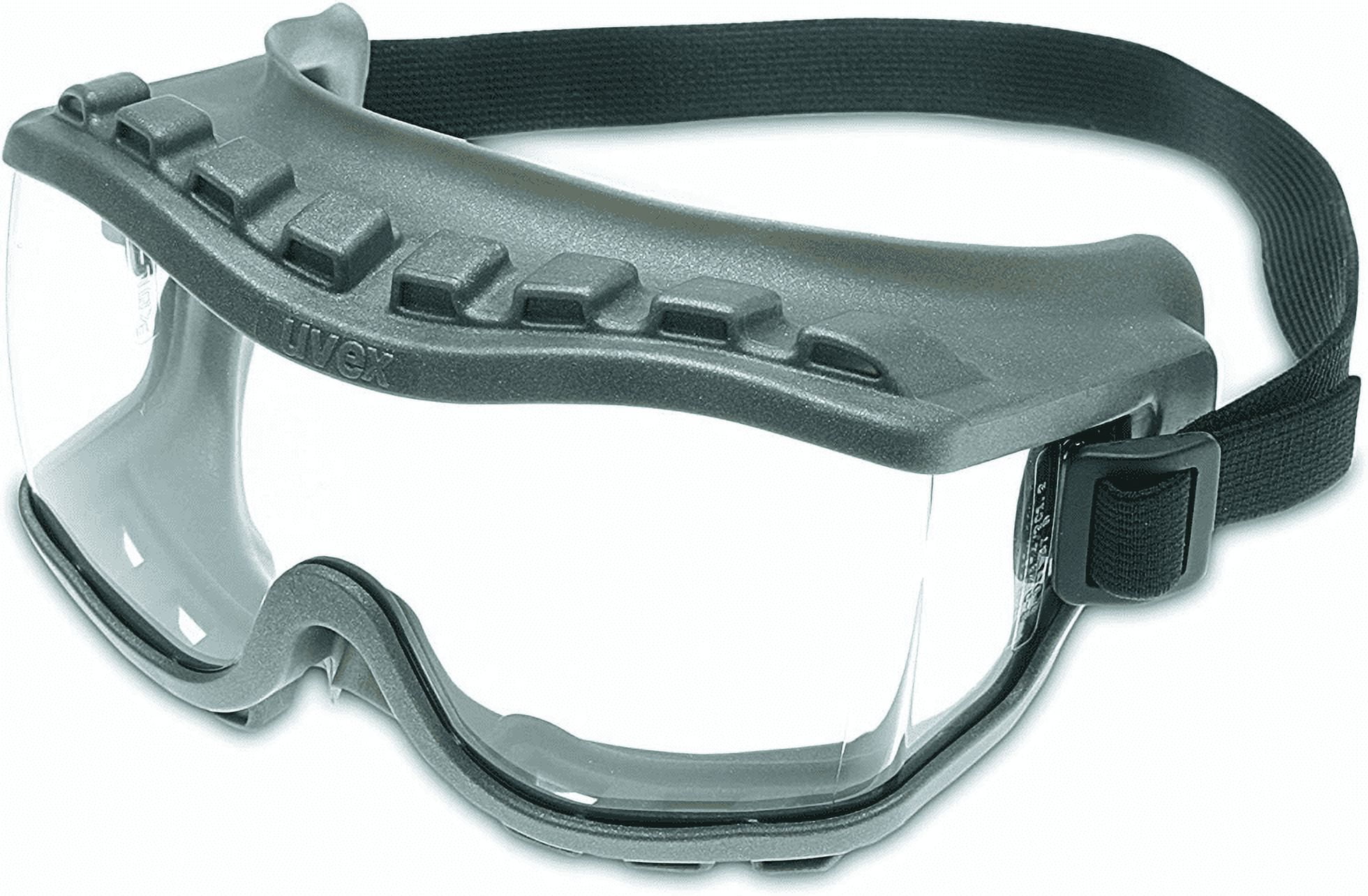 Hypershock, Safety Glasses, HydroShield(R) Anti-Fog, Clear Lens, Brown Frame, Full-Frame