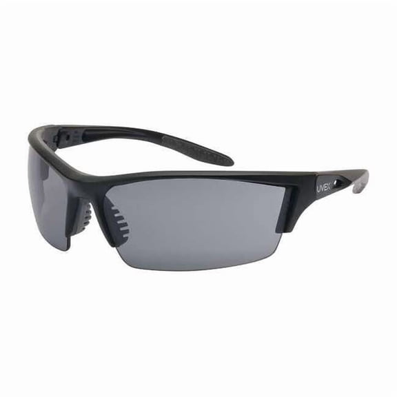 Instinct, Safety Glasses, Anti-Fog, Gray Lens, Black Frame, Half-Frame S2821XP