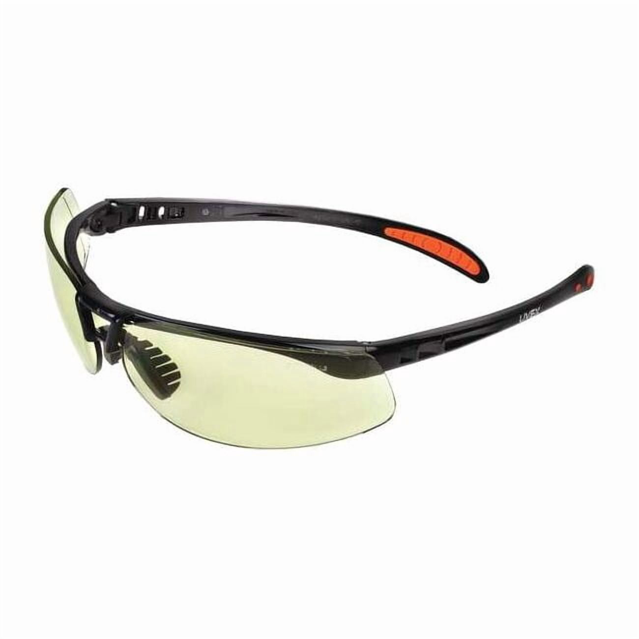 Protege, Safety Glasses, HydroShield Anti-Fog, SCT-Low-IR Lens, Black Frame, Half-Frame