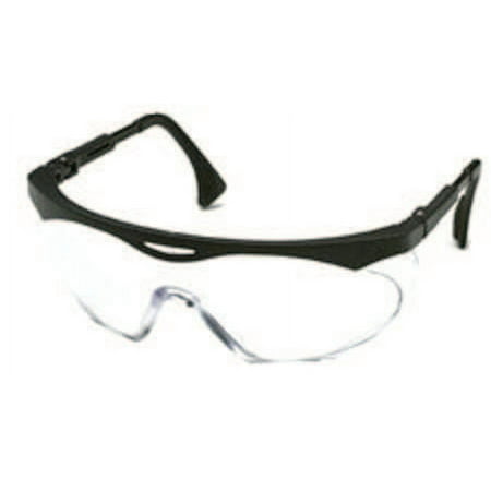 Honeywell Uvex Skyper Eyewear, Amber Lens, Polycarbonate, Anti-Scratch, HC, Black Frame