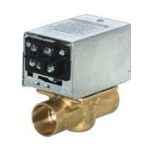 Honeywell V8043F5051 24V Zone Valve 1" Sweat, 2-Pos, N/C, End Sw. Termi Terminal Block Connections 20 Psi