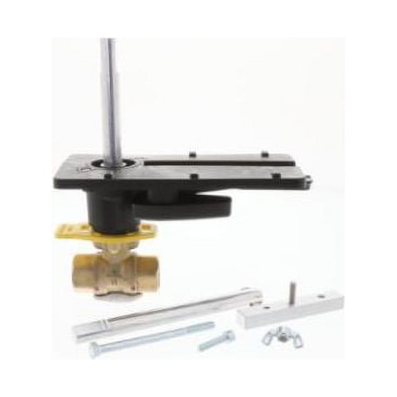 Honeywell VBN2AKPX0000 1/2" 2 Way Brass Threaded Control Ball Valve for DCA Actuator (11.7 Cv), replacement for VBN2A011.70PX