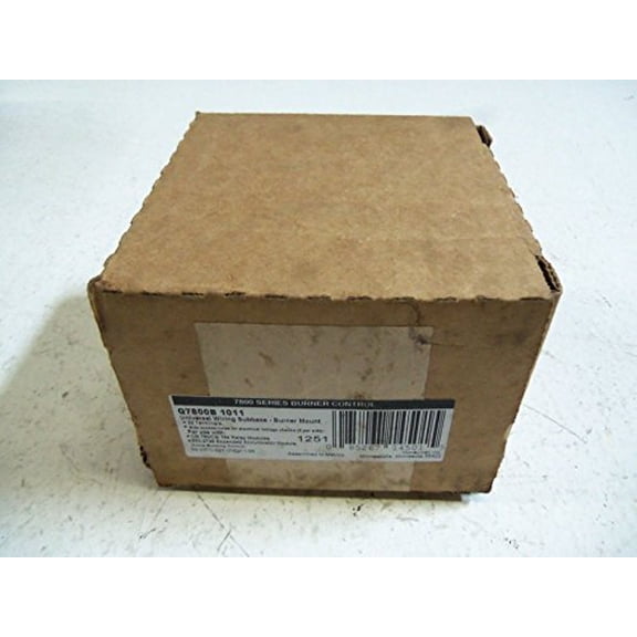 Honeywell Wiring Subbase Q7800B1011 - Burner/Wall Mount 3 Knockouts Each End