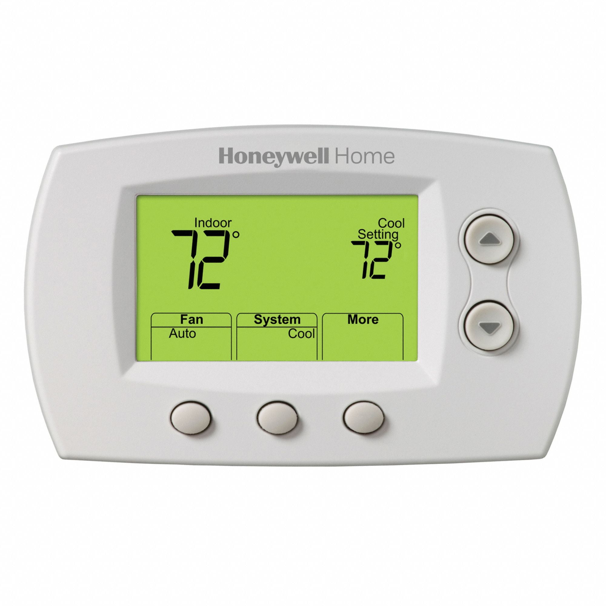White Digital Low Voltage Heat Pump Thermostat