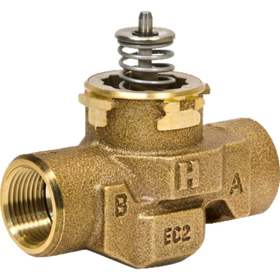 Honeywell Zone Valve, 2 in H, 3.6875 in W, Bronze VCZAL1100