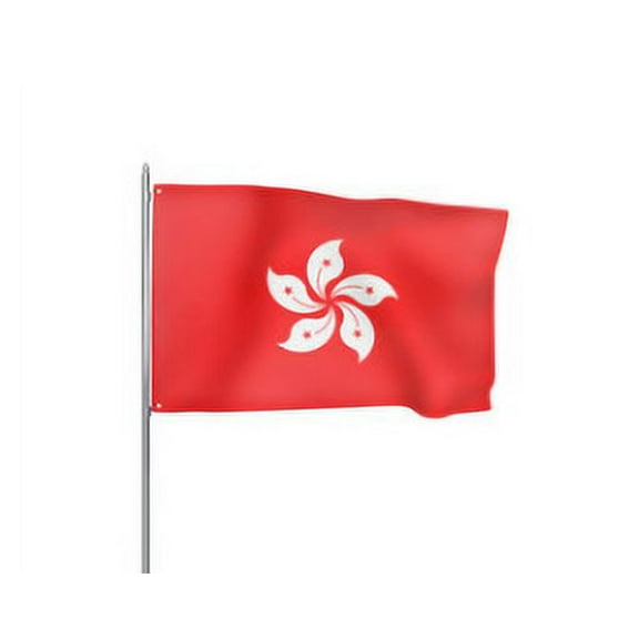 Hong Kong 2' x 3' Indoor Polyester Flag
