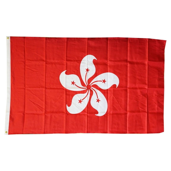 Hong Kong - 3'X5' Polyester Flag