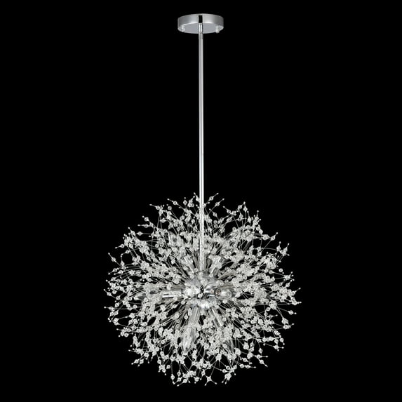 Hong Kong Best New Zhu Yuan Lighting Co. Viera 9-Light Sputnik Globe Chandelier - Chrome