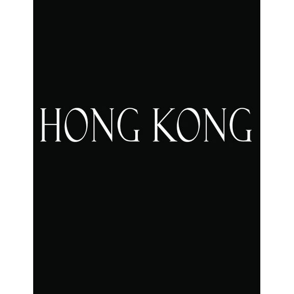 Hong Kong: Black and White Decorative Book to Stack Together on Coffee Tables, Bookshelves and Interior Design - Add Bookish Charm Decor to Your Home - Stack Deco Books together to create Your unique