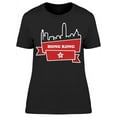 thumbnail image 1 of Hong Kong Buildings Art T-Shirt Women -Image by Shutterstock, Female 3X-Large, 1 of 2