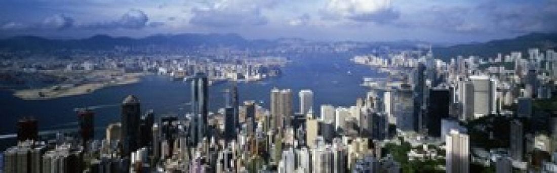 Hong Kong China Canvas Art - Panoramic Images (18 x 6)