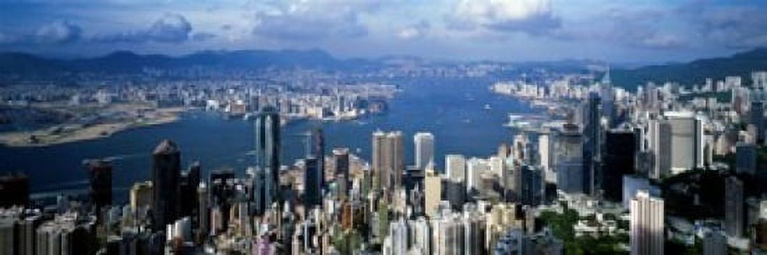Hong Kong China Canvas Art - Panoramic Images (36 x 12)