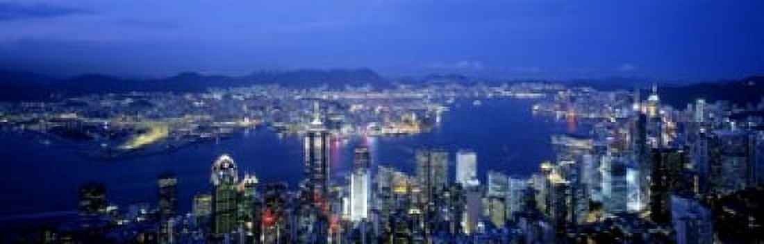 Hong Kong China Canvas Art - Panoramic Images (36 x 12)