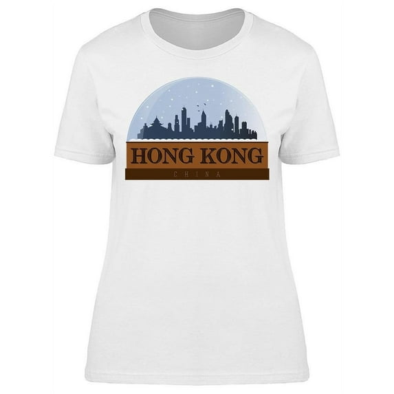 Hong Kong China City T-Shirt Women -Image by Shutterstock, Female Large