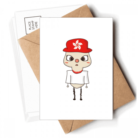 Hong Kong China Hakka Flag Asia UU Postcards Envelopes Blank Note Cards Mailing