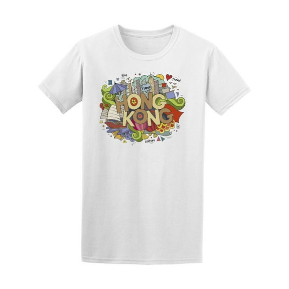 Hong Kong Doodle Tee Men's -Image by Shutterstock