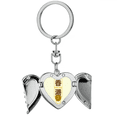 thumbnail image 1 of Hong Kong Door Handle Art Deco Fashion Heart Angel Wing Key Chain Holder, 1 of 3