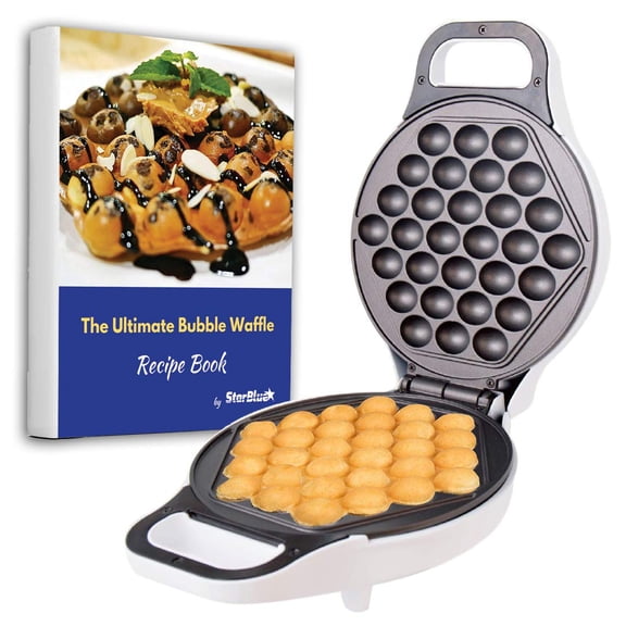Hong Kong Egg Waffle Maker by StarBlue with BONUS recipe e-book - Make Hong Kong Style Bubble Egg Waffle in 5 minutes AC 120V, 60Hz 760W Y101