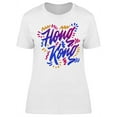 thumbnail image 1 of Hong Kong Hand Lettering T-Shirt Women -Image by Shutterstock, Female x-Large, 1 of 2