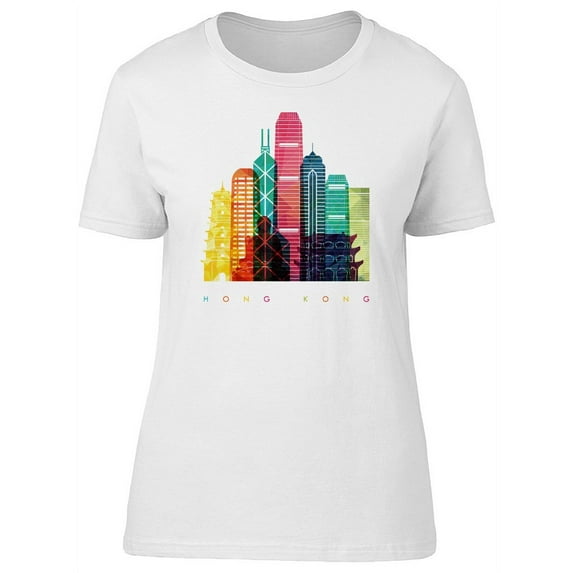 Hong Kong Landscape T-Shirt Women -Image by Shutterstock, Female XX-Large