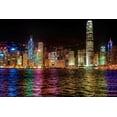 thumbnail image 1 of Hong Kong Lights - CANVAS OR PRINT WALL ART, 1 of 1