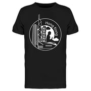 Hong Kong Linear Landmarks T-Shirt Men -Image by Shutterstock, Male Large