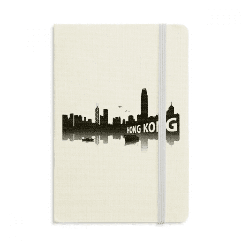 Hks Notebook Hong Kong Night View Lake Boat Notebook Official Fabric Hard Cover ...