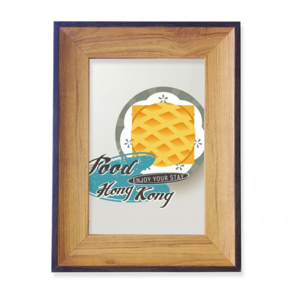 Hong Kong Pineapple Bun China Photo Frame Exhibition Display Art Desktop Painting