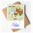 thumbnail image 1 of Hong Kong Style China Dim Sum Welcome Back Greeting Cards Envelopes Blank, 1 of 4