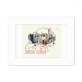 thumbnail image 1 of Hong Kong Urban Construction Environment Photo Mount Frame Picture Art Painting Desktop 5x7 inch, 1 of 4