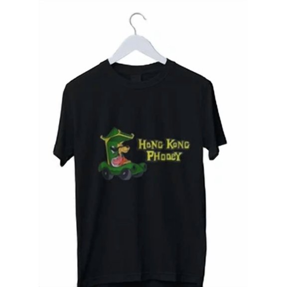 Hong-kong phooey inspired Mens T-shirt Black White S M L XL 2 3 4 XL
