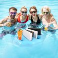 thumbnail image 1 of HongHeng 1 Pack Inflatable Floating Drinking Holders, Drink Floats Inflatable Cup Coasters for Pool Party, 1 of 6