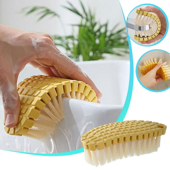 HongHeng 1 Pack Sink Cleaning Brush Bendable Brush Scrub Brush Perfect for Tubs, Sink, Tile Walls, Countertops and Floors