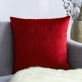 thumbnail image 1 of HongHeng 1 Pack Soft Velvet Solid Decorative Square Throw Pillow Covers Cozy Cushion Case for Sofa Couch Bed Car Home Decor, 1 of 6