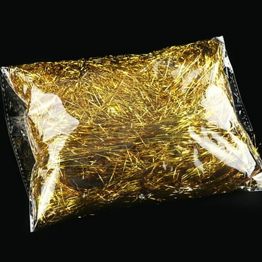 HongHeng 100g Shiny Iridescent Film PP Hamper Shreds & Strands Shredded Crinkle Confetti for Valentine's Day DIY Gift Wrapping & Basket Filling