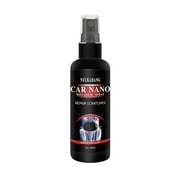 HongHeng 100ml Ceramic Coating fortify Quick Coat Car Wax Polish Spray Waterless Wash & Wax Hydrophobic Top Coat Polish & Polymer Paint Sealant Detail Protection