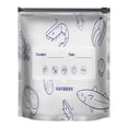 thumbnail image 1 of HongHeng 10Pcs Reusable Gallon Freezer Bags - Dishwasher Safe, BPA-Free, Leakproof for Meat, Cereal, Veggies & Kitchen Storage Organization, 1 of 7