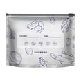 thumbnail image 1 of HongHeng 10Pcs Reusable Gallon Freezer Bags - Dishwasher Safe, BPA-Free, Leakproof for Meat, Cereal, Veggies & Kitchen Storage Organization, 1 of 7