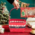 thumbnail image 1 of HongHeng 1PC Christmas Tree Christmas Decorations Christmas Sweethearts Basket Gift Gift Basket Gift Box Candy Box Snowflake Crisp Christmas Packaging Box Biscuits Box, 1 of 6