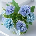 thumbnail image 1 of HongHeng 1Pack Artificial Carnations Flowers, Outdoor UV Resistant No Fade Silk Artificial Flower for Home Party and Wedding Decor Flower Arrangements Mother's Day Gift, 1 of 6