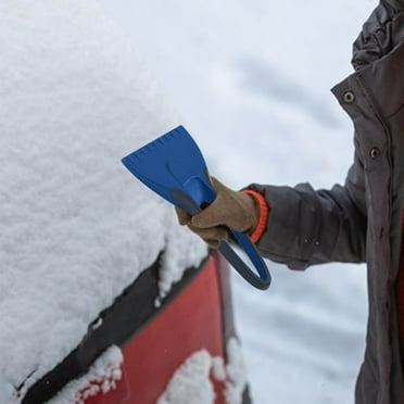 HongHeng 1Pc Car Ice Scraper Snow Ice Scraper Removal Snow Scraper Tool with Soft Handle for Car Truck Windshield Windows Frost Snow Scraping