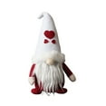thumbnail image 1 of HongHeng 1Pc Small Handmade Gnome Figurines Plush Swedish Tomte Nisse Christmas Santa Claus Elf Home Desktop Stuffed Decor Xmas Holiday Party Supplies Table Ornament, 1 of 5