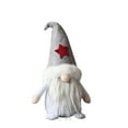 thumbnail image 1 of HongHeng 1Pc Small Handmade Gnome Figurines Plush Swedish Tomte Nisse Christmas Santa Claus Elf Home Desktop Stuffed Decor Xmas Holiday Party Supplies Table Ornament, 1 of 3