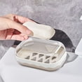 thumbnail image 1 of HongHeng 2025 Clearance! Counter Top Soap Container Plastic Soap with Lid Bar Soap Portable Soap Case with Water Tray Soap Easy To Wash, 1 of 6
