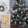 thumbnail image 1 of HongHeng 24Pcs Christmas Balls Ornaments for Xmas Tree - Shatterproof Christmas Tree Decorations Small Hanging Ball, 1 of 5