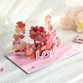 thumbnail image 1 of HongHeng 3D Love Heart Pop Up Card, Blue-Pink, Engagements, Wife, Boyfriend, Husband, Girlfriend, Valentine's Day Gift, 1 of 8