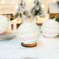 thumbnail image 1 of HongHeng 3Pcs Christmas Coloful Sprinkles Balls Ornaments Set, Sugar and Candy Hanging Topper Picks Gift for Xmas New Year Birthday Party Supplies, 1 of 6