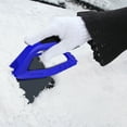 thumbnail image 1 of HongHeng ABS Multifunctional Snow Shovel, Car Ice Scraper, Ice Scraper, Ice Shovel, Ice Cone or Wiper Cleaner, Ergonomic Car Ice Scraper with Streamline Edge and Friction Rubber Pad, 1 of 9