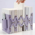 thumbnail image 1 of HongHeng Adjustable Bookends, Desktop Bookshelf, Book Ends for Shelves, Book Ends for Heavy Books, Magazine Holder, 1 of 6