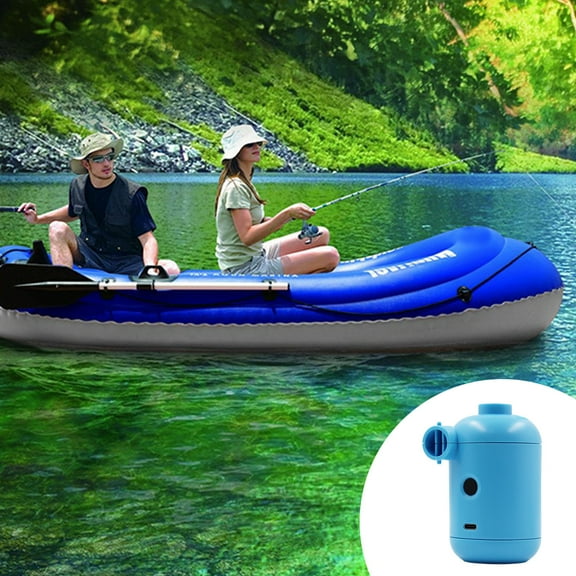 HongHeng Air Pump for Air Mattress, Air Mattress Pump for Inflatables, Quick Fill Inflator Deflator Air Pump Perfect for Outdoor Camping Inflatable Boat Blow Up Pool Water Toy Car Air Bed